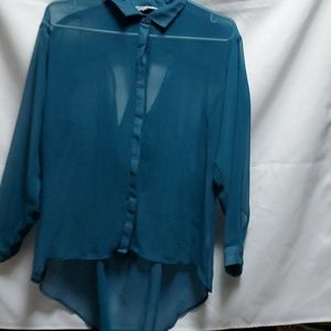 Turquoise Tramp Blouse
